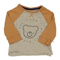 Béžovo-oranžové triko s medvídkem George