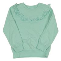 Mátová mikina s volánky V by Very