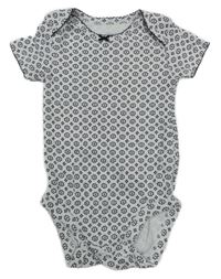 Bílo-černé vzorované body Simple Be