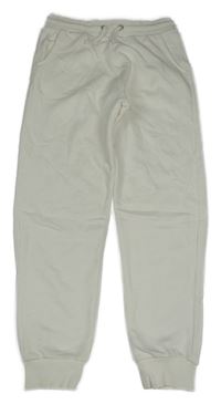 Bílé cuff tepláky F&F
