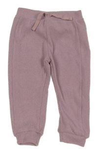 Lila žebrované tepláky Primark
