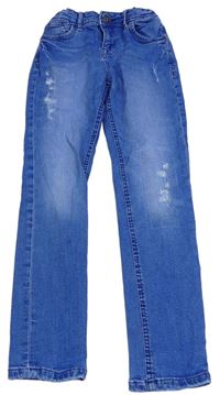 Modré skinny rifle s prošoupáním Denim Co