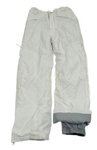 Bílé šusťákové funkční zimní oteplovačky TRESPASS