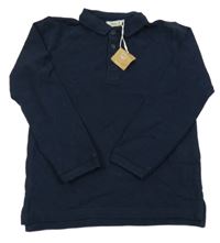 Nové - tmavomodré mikinotriko s límečkem Sfera