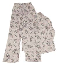 Světlerůžové saténové pyžamo s My Melody H&M
