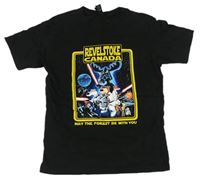 Černé tričko s potiskem Star Wars 