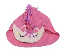 Tmavorůžová UV kšiltovka - jednorožec Mothercare