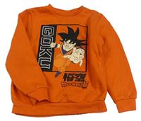 Oranžová mikina s DragonBall Primark