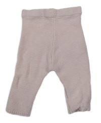 Světlerůžové pletené tepláky