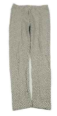 Béžové legíny se srdíčky H&M