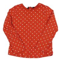 Červené puntíkaté triko George