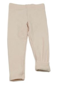 Světlerůžové zateplené legíny Primark