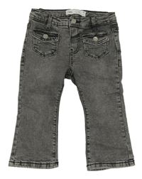 Tmavošedé džegíny Zara