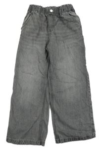 Tmavošedé široké rifle H&M