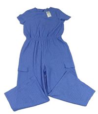 Modrý lehký kalhotový overal Primark