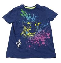 Tmavomodré tričko s Pikachu zn. M&S