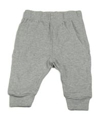 Šedé melírované tepláky 