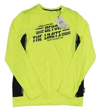 Nové - neonově žluté triko s nápisem WE