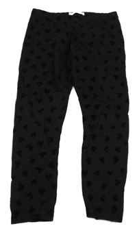 Černé legíny se srdíčky M&S
