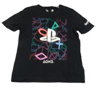 Černé tričko s PlayStation C&A