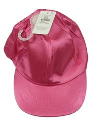 Nové - Tmavorůžová saténová kšiltovka Primark