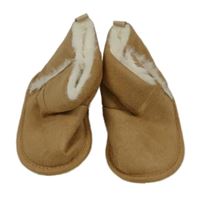 Béžové semišové zateplené válenky Primark