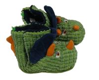 Zelené domácí válenky - dino zn. Matalan vel. 27