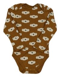 Hnědé body s koalami C&A