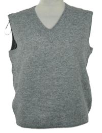 Nové - Dámská šedá svetrová vesta Primark 