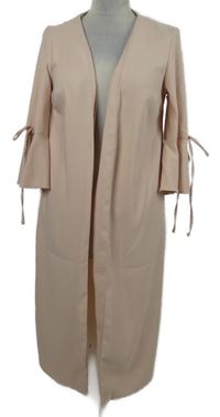 Dámský světlerůžový kabátový cardigán s rozšířenými rukávy George 