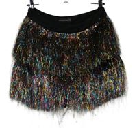 Dámská barevná třásňová minisukně PrettyLittle Thing