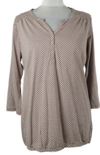 Dámské růžovo-vínové vzorované balonové triko Multiblu 