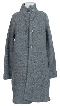 Dámský šedý svetrový kabát Maine 