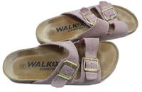 Dámské růžové semišové pantofle WalkX vel.38