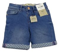 Modré riflové kraťasy Denim Co.