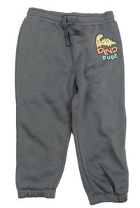 Šedé tepláky s dinosaurem Primark
