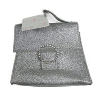 Nové - Stříbrná kabelka se sponou Lulurain