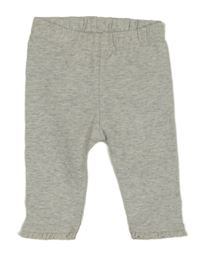 Světlešedé melírované legíny s volánky Nutmeg