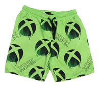 Neonově zelené plážové kraťasy - X-BOX 