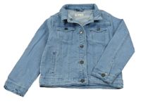 Modrá riflová bunda 