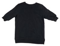 Tmavomodrá tepláková dlouhá vesta