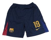Tmavomodré fotbalové kraťasy - FC Barcelona Nike