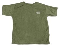 Khaki froté tričko s nápisem George