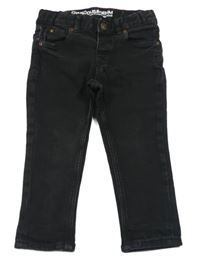 Černé slim fit rifle H&M