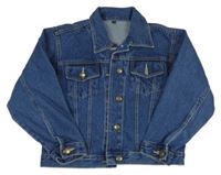 Tmavomodrá riflová bunda