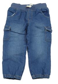 Modré cargo cuff rifle Topolino