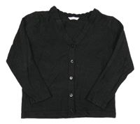 Tmavošedý propínací svetr F&F