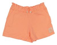Neonově oranžové teplákové kraťasy Page one young