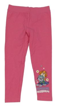Růžové legíny s pejsky - Tlapková patrola Nickelodeon 