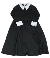 Nové - Černo-bílé šaty s límečkem